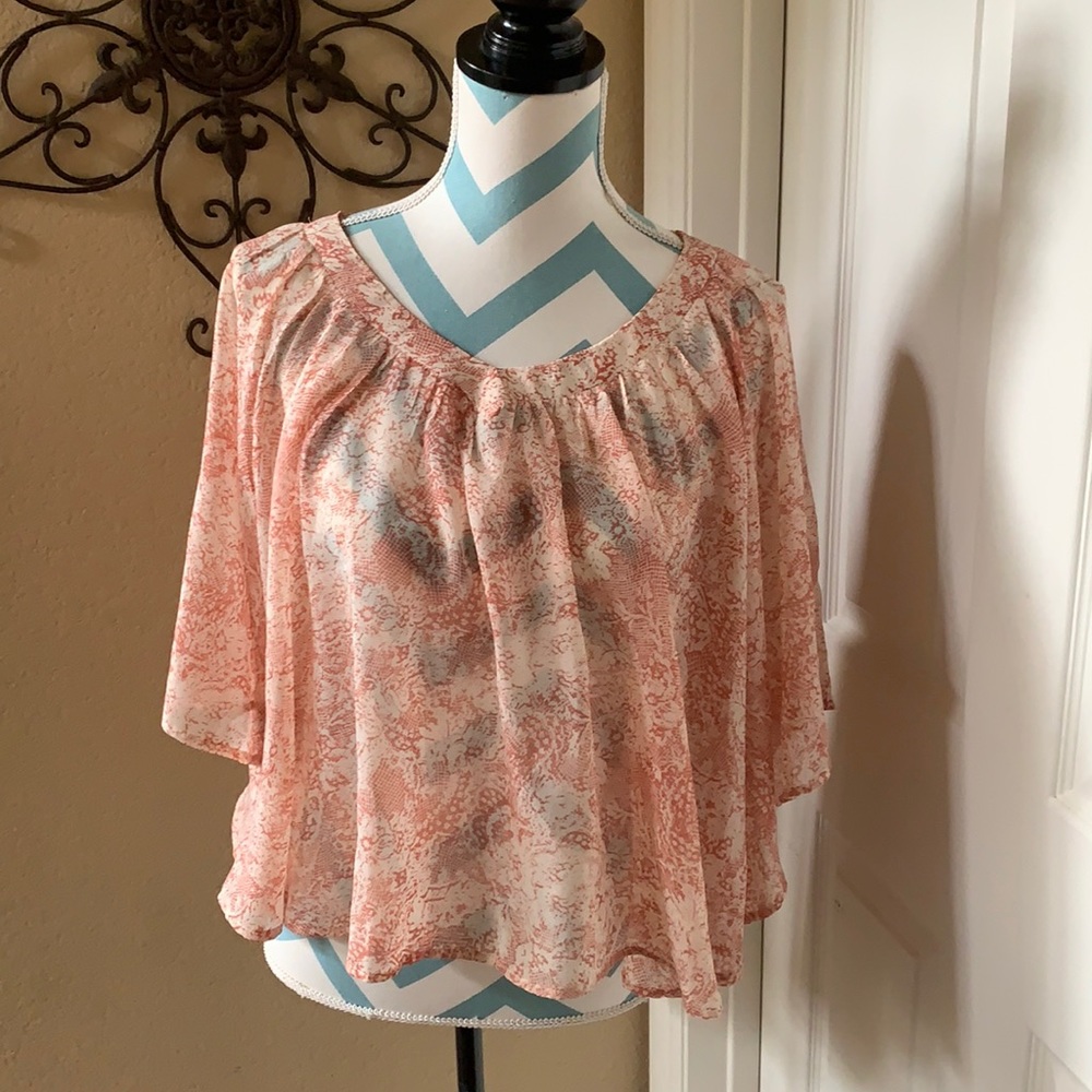 ❤️Nine Bird Blouse with Cream Lace